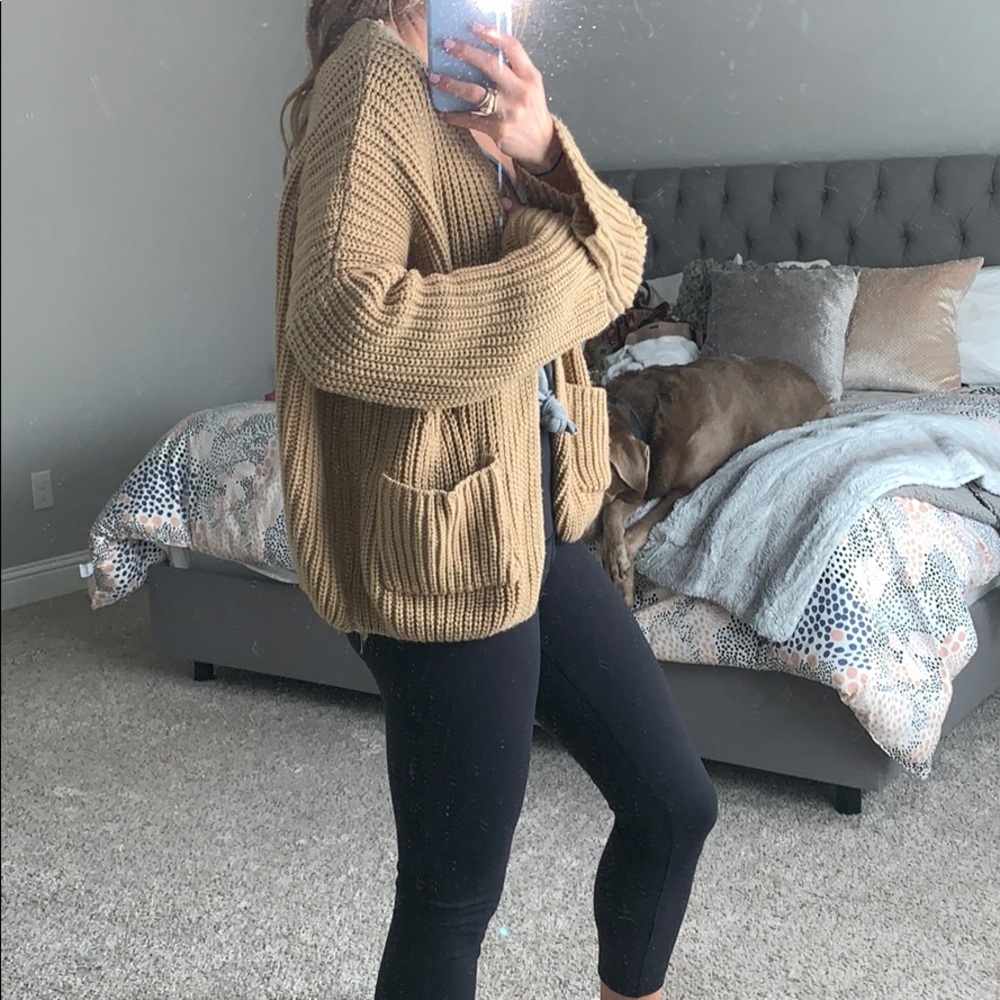 Cozy beige cardigan